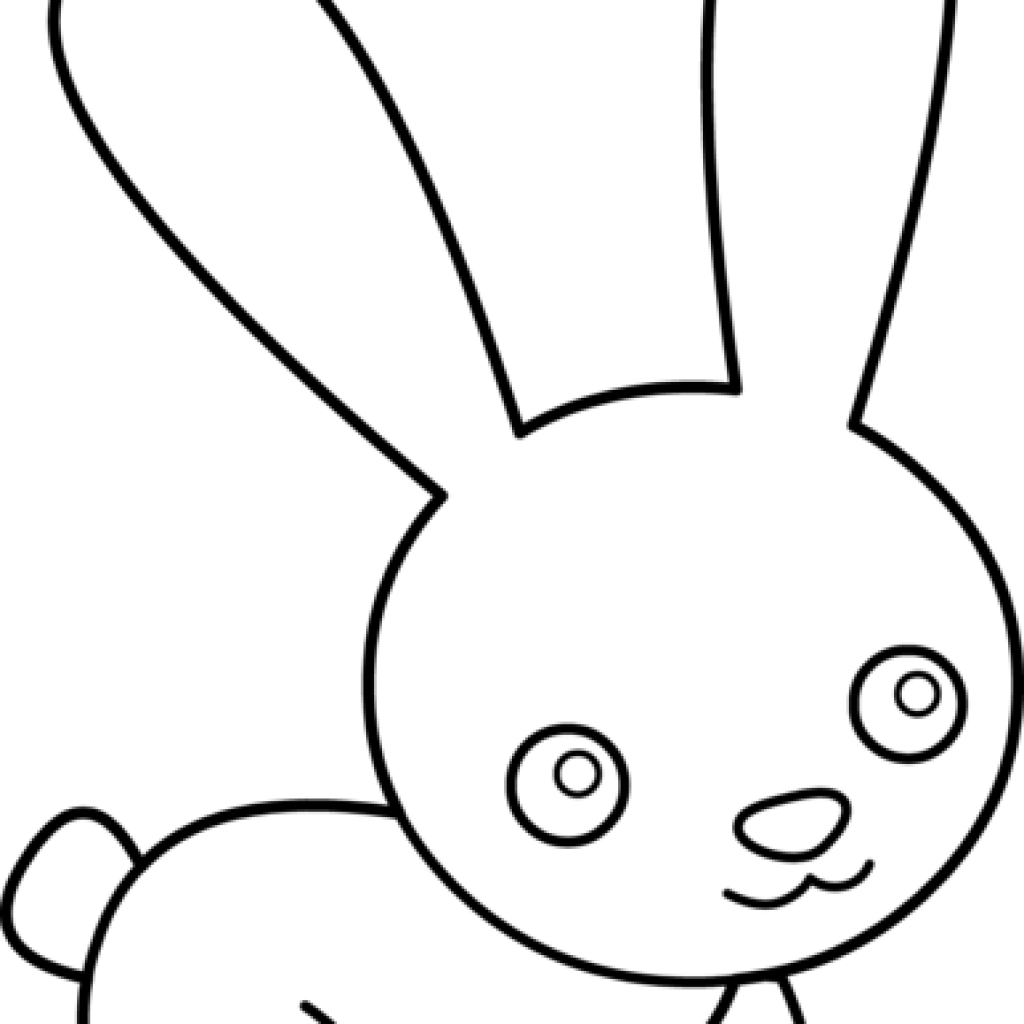 Bunny Clipart Free Cute Bunny Coloring Page Free Clip - Clip Art (1024x1024)
