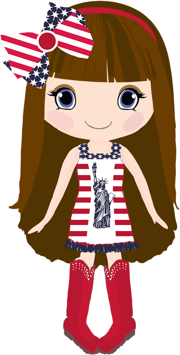 Bonecas & Meninas - La Mujer Maravilla En Caricatura Tierna (442x720)