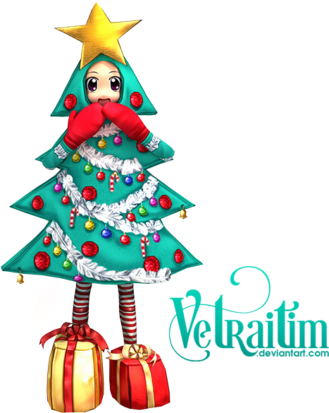 Audition Render By Vetraitim - Christmas Tree (485x584)