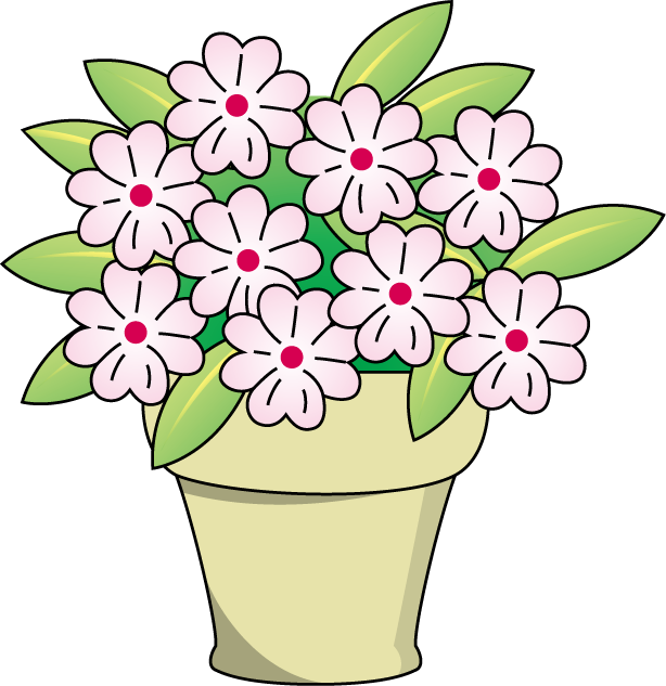 Potted Plant Clip Art - Flowerpot (614x633)