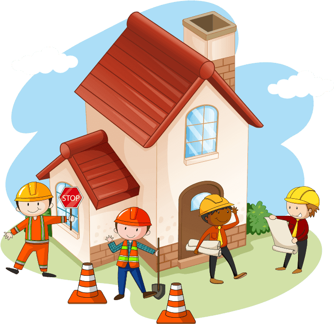 This Site Is Currently Inactive - House Construction Cartoon Png (700x700)