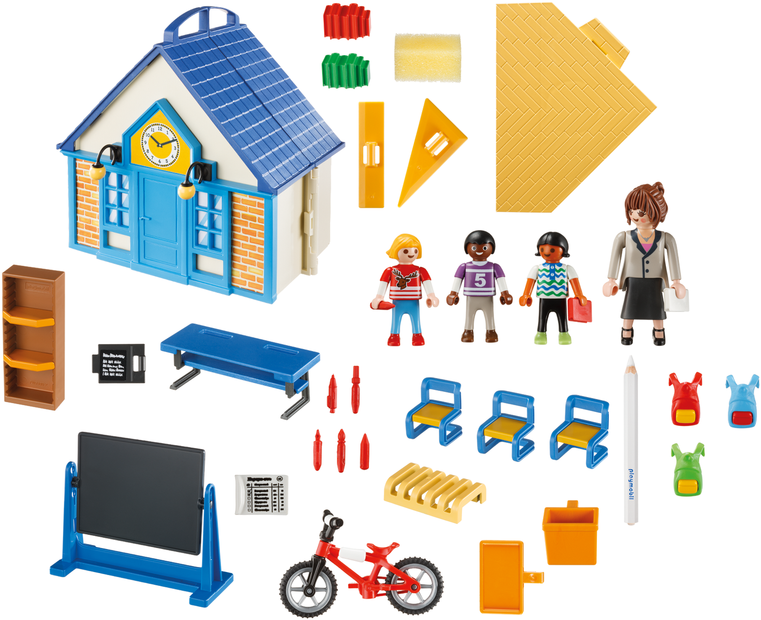 Take Along School House - Playmobil - Take Along School House (1920x1344)