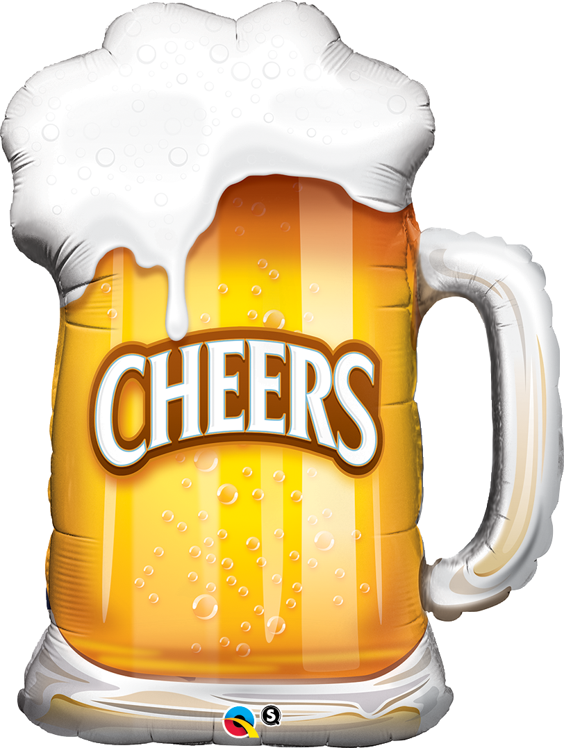 Cheers Beer Mug - Beer Mug Foil Balloons (1024x1024)