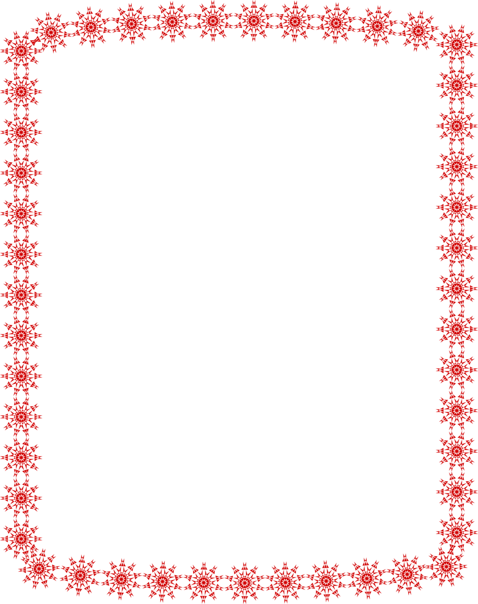 Star Frame Cliparts - Nice Pink Border (958x1210)