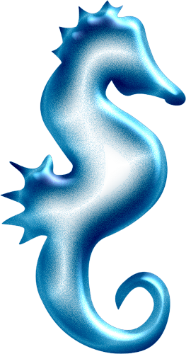 Seahorse01 By Clipartcotttage Seahorse01 By Clipartcotttage - Dragon (263x500)
