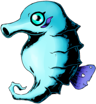 Digimon Clipart Aqua - Digimon Fish (500x500)