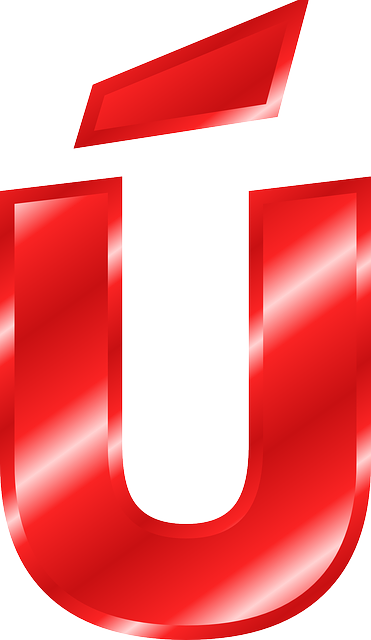 Alphabet, U, Ú, Umlaut, Mutated Vowel, Abc, Letter - Big Red Letter U (371x640)