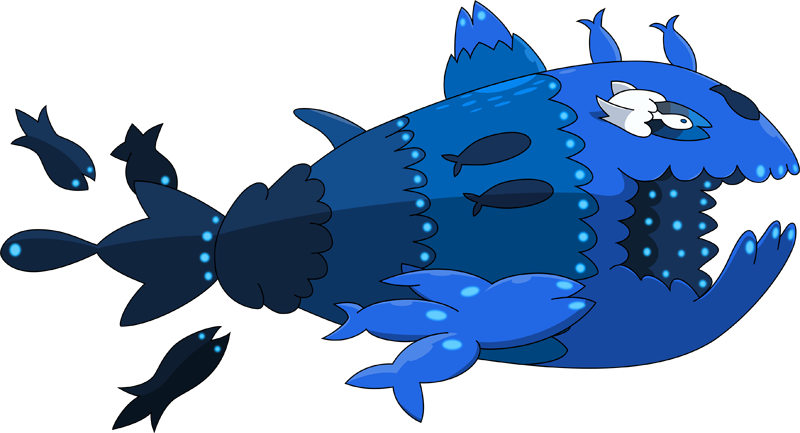 Shiny Wishiwashi School Pokédex - Shiny Wishiwashi School Form (800x433)