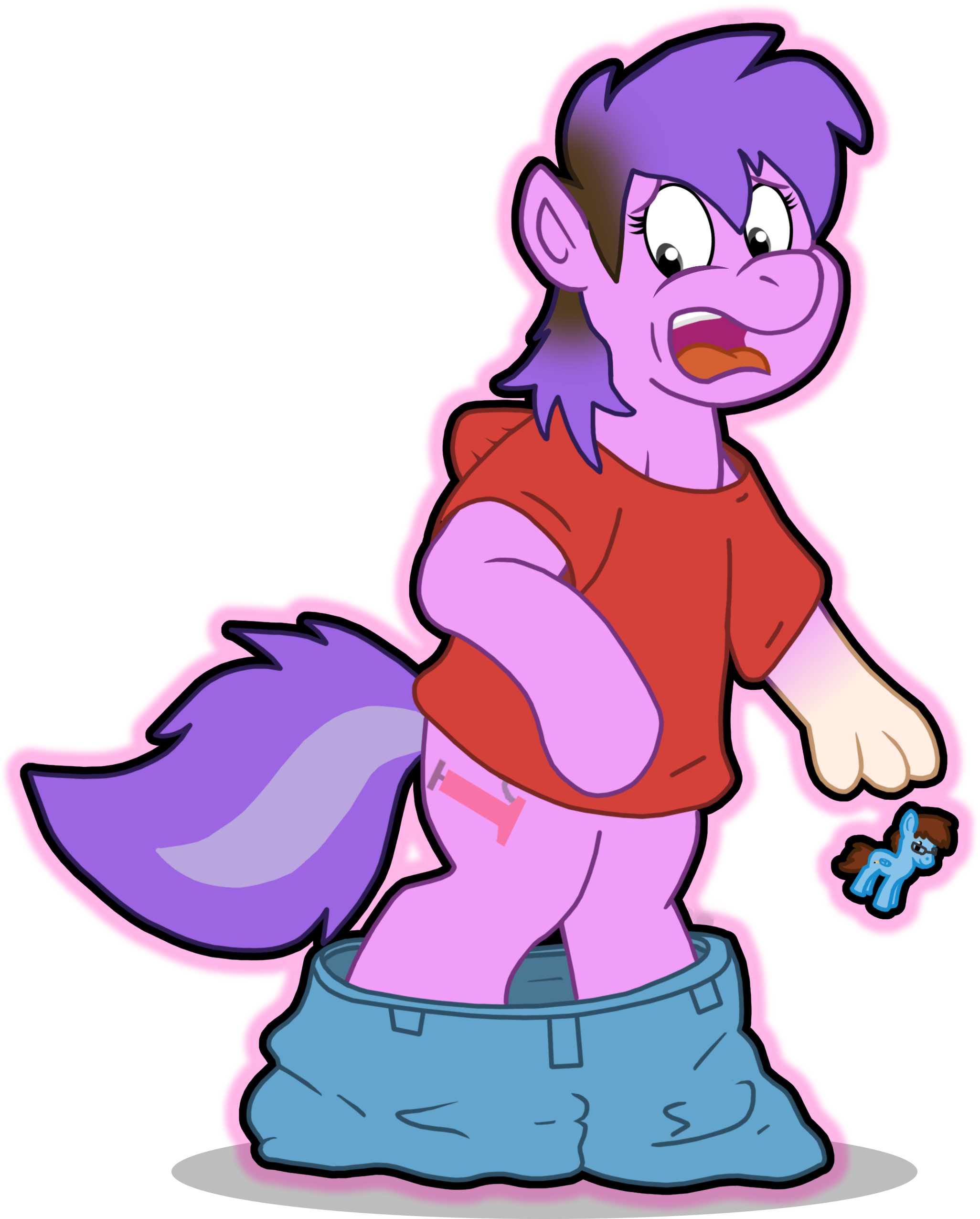 Glowing Pony Toy By Lukaryo - Cartoon (2189x2640)