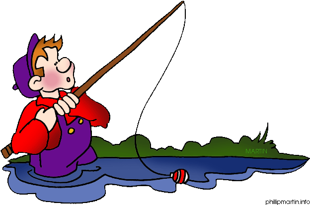 Fisherman Fish Clipart - Phillip Martin Clipart Ice (648x428)