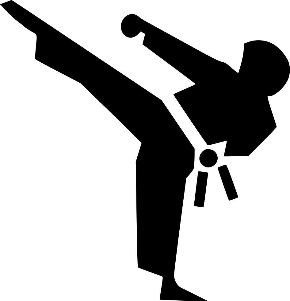 Karate Figures Clipart Kid - Martial Arts Clip Art (946x980)