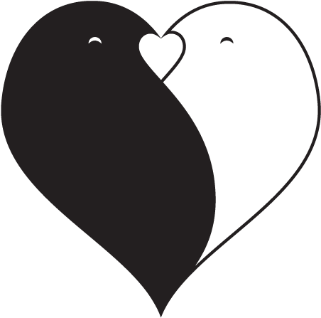 Lovebird Heart By Saintbirdy - Heart (792x612)