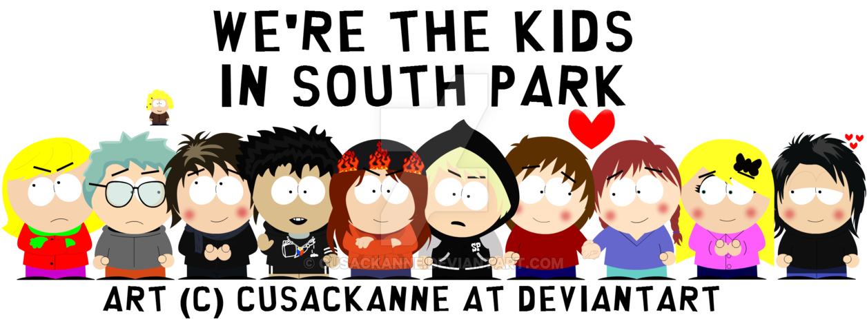 We're The Kids In South Park - South Park New Kids (1280x464)