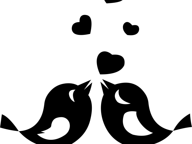 Love Birds Clipart Two - Love Bird Clip Art (640x480)