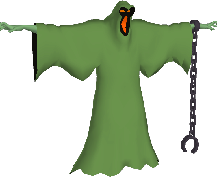 Download Zip Archive - Scooby Doo Night Of 100 Frights Green Ghost (750x650)