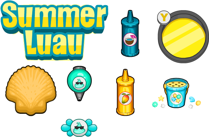 Summer Luau Toppings Donuteria By Amelia411-d7nbynz - De Papa Louie Donuteria (770x499)