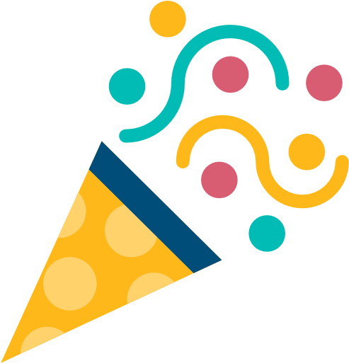 Young Adult Summer Reading Club Party Friday, August - Party Icon (512x512)