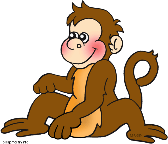 69 Monkey Clip Clipartlook - Monkey Clip Art Gif (648x549)