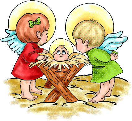 Baby Jesus Beautiful Photos - Baby Jesus In A Manger Gif (434x392)