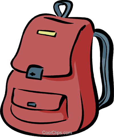 Bag Clipart Mochila - Mochila Vetor Png (400x480)
