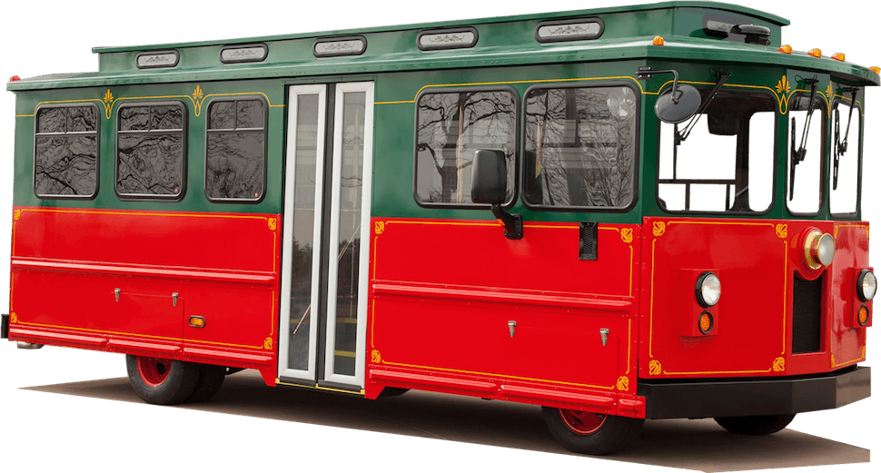 Trolley Clipart Trolley Bus - Trolley Vehicle (970x521)