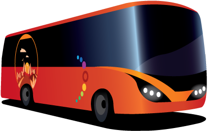Tour Bus Png Tour Bus Clipart Png - Trent Barton New Nines (441x273)