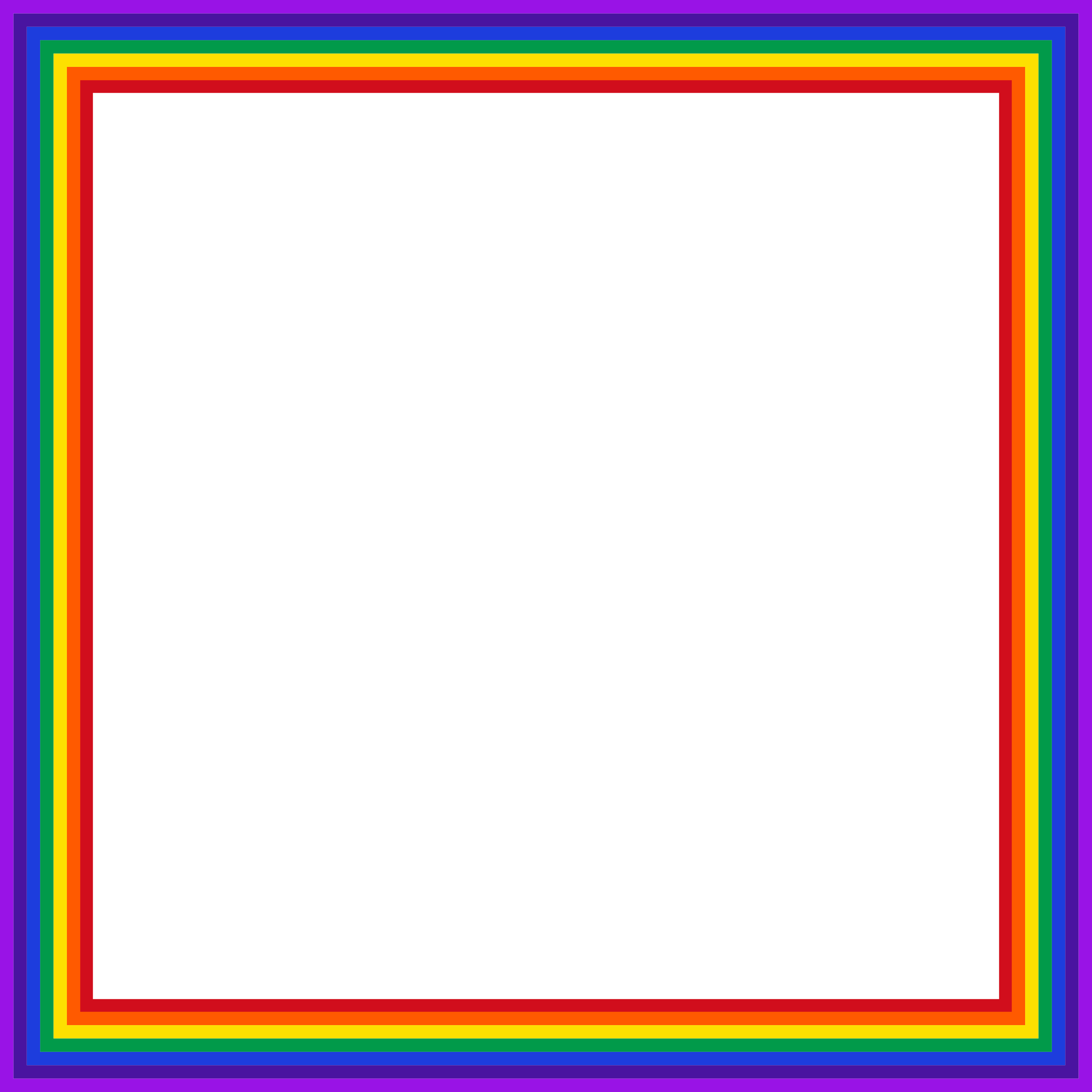 Rainbow Square 2 - Cross-stitch (2400x2400)