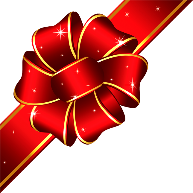 Corner Bow Png Red - Ribbon In Gifts Png (936x942)