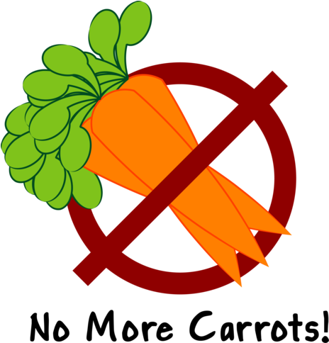 No More Carrots By Propheteka - Zero With Slash Font (500x500)
