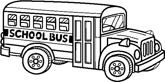 American School Bus Coloring Page - Dibujo De Un Autobús Escolar (600x470)