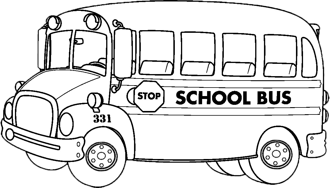 School Bus Regularly Updates You With Speed, Timings - Bus Clip Art Black And White (1125x642)