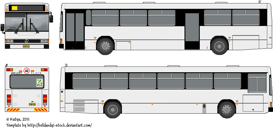 City Bus Wrap Template (958x464)