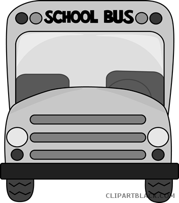 School Bus Transportation Free Black White Clipart - School Bus Transportation Free Black White Clipart (353x400)