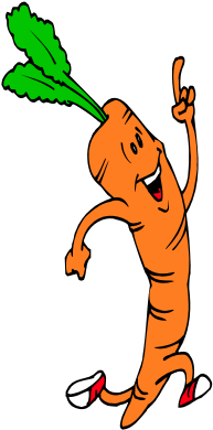 Scrappy Carrot Here - Playful Vegetables Tote Bag (288x480)