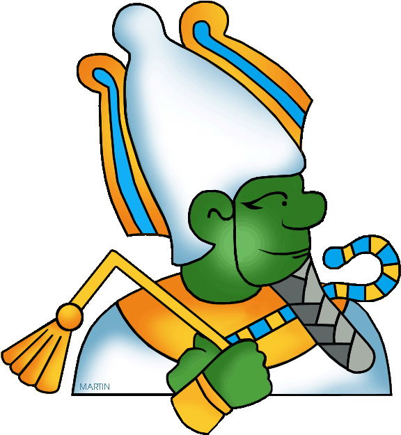 Ancient Egypt Clip Art By Phillip Martin, Osiris - Ancient Egypt Gods Gif (648x648)