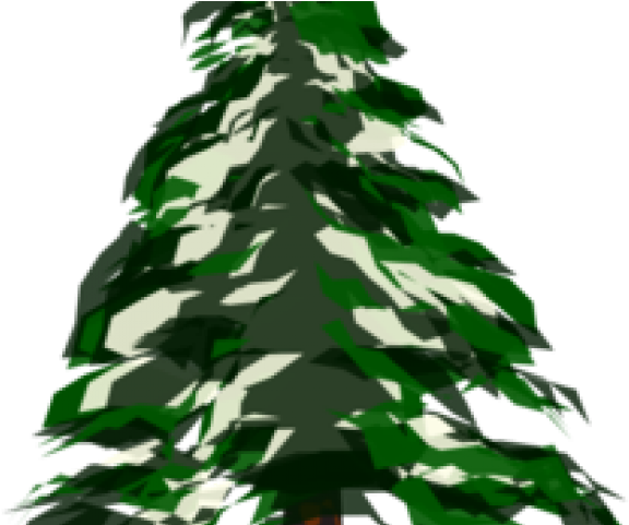 Pine Tree Clipart Snow Covered Tree - Clip Art (640x480)
