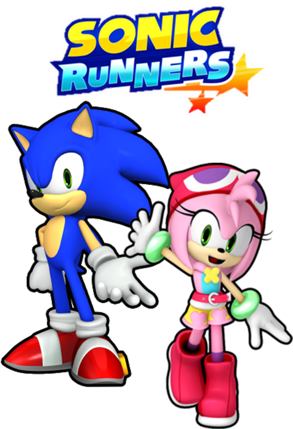 Sonic Runners Sonic The Hedgehog An Amy Rose Amite - Sonic The Hedgehog And Amy Rose (1024x1475)