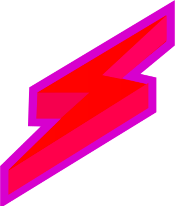 Thunder - Clip Art (600x707)