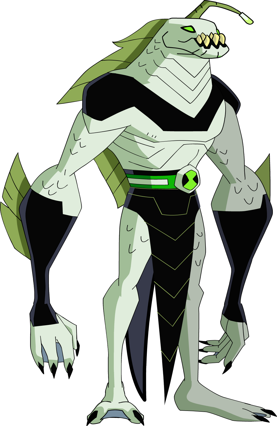 Ben 10 Omniverse - Ripjaws Png (1066x1640)