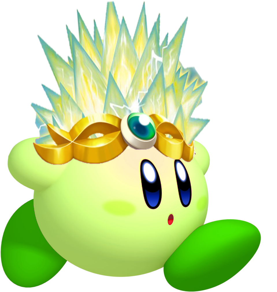 Kirby's Return To Dream Land Kirby's Adventure Kirby's - Spark And Plasma Kirby (1063x1249)