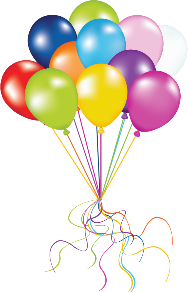 Coloured Balloons - Balloon Png (1200x1200)