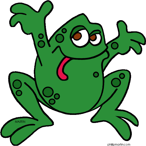 Amphibian Clipart Rainforest Animal Pencil And In Color - Frog (645x648)