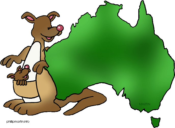 Free Australia Clip Art By Phillip Martin Australian - Australia Clip Art Free (696x576)