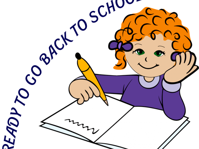 Students Writing Clipart - Student Thinking Clipart (640x480)