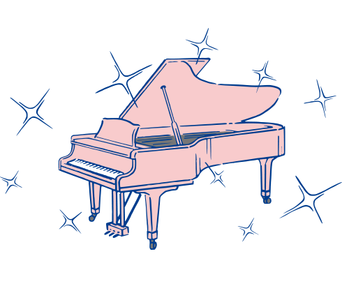 憧れのピアノに出会う！ - Piano (490x440)