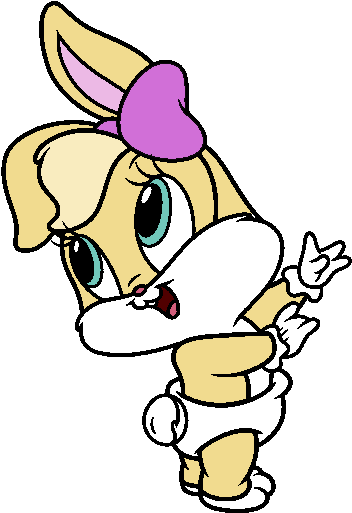 Cliparts E Gifs Looney Tunes Baby Clip Art Library - South African Rugby Union (359x522)