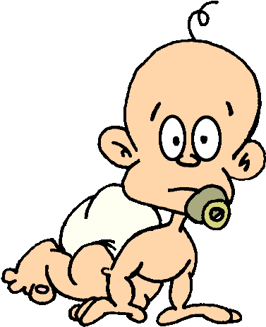 Free Baby Clipart Baby Clipart Baby Graphics Page - Baby Can T Walk (399x480)
