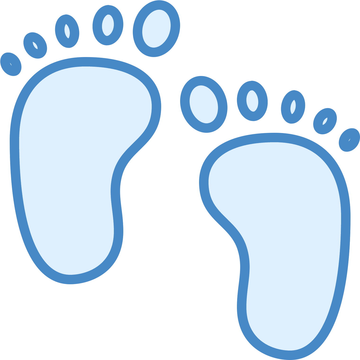 Baby Feet Realistic Royalty Free Cliparts, Vectors, - Home Button (1600x1600)