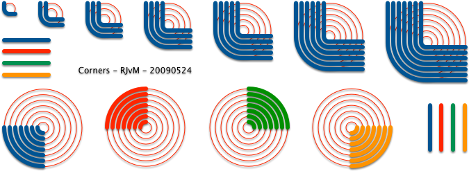 Concentric Corners - Circle (806x537)