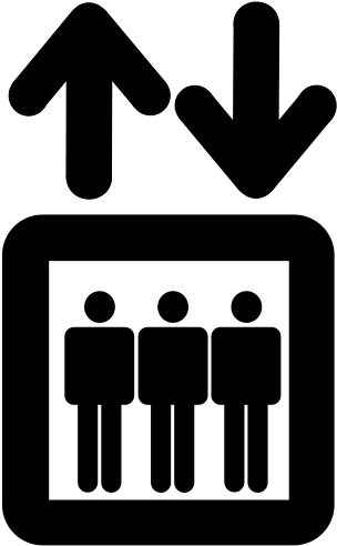 File - Aiga Elevator - Svg - Elevator Sign (578x579)